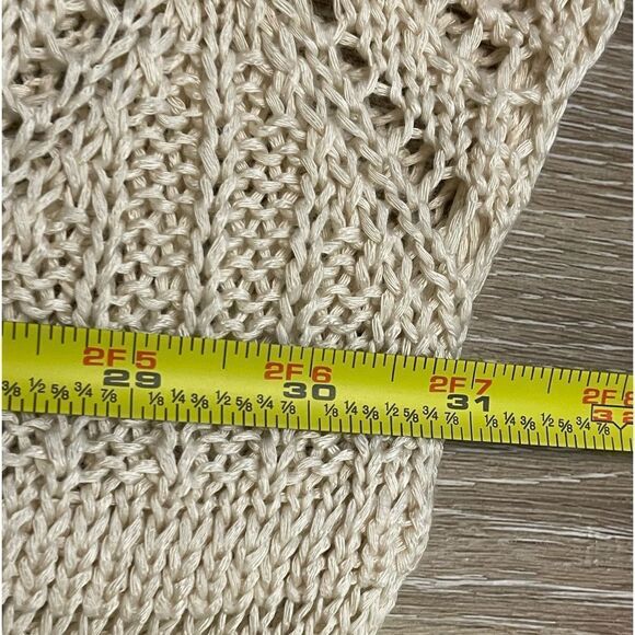 FOREVER 21 Oversized Knit Crochet Relaxed Sweater - Picture 8 of 9